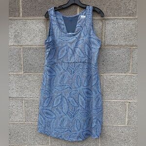 Columbia PFG Women's XL Midway Bay Active Tank Mini Dress Blues Cooling Vacation